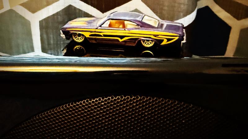 Lowrider Matchbox car and Subwoofer
