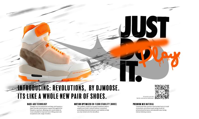 Flyer Advertisement for djmoose - Revolutions